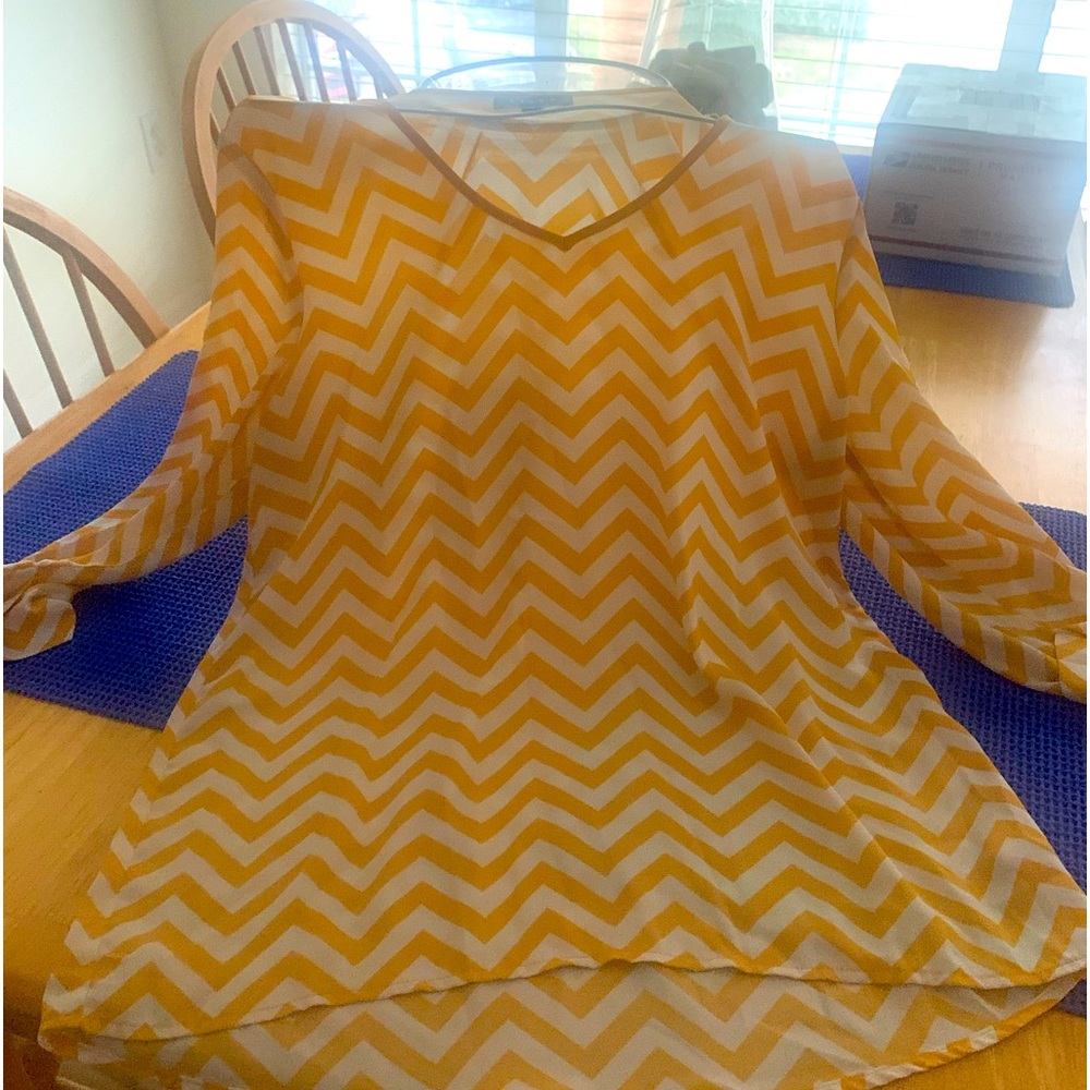 Love this top! Great pattern and color combo.